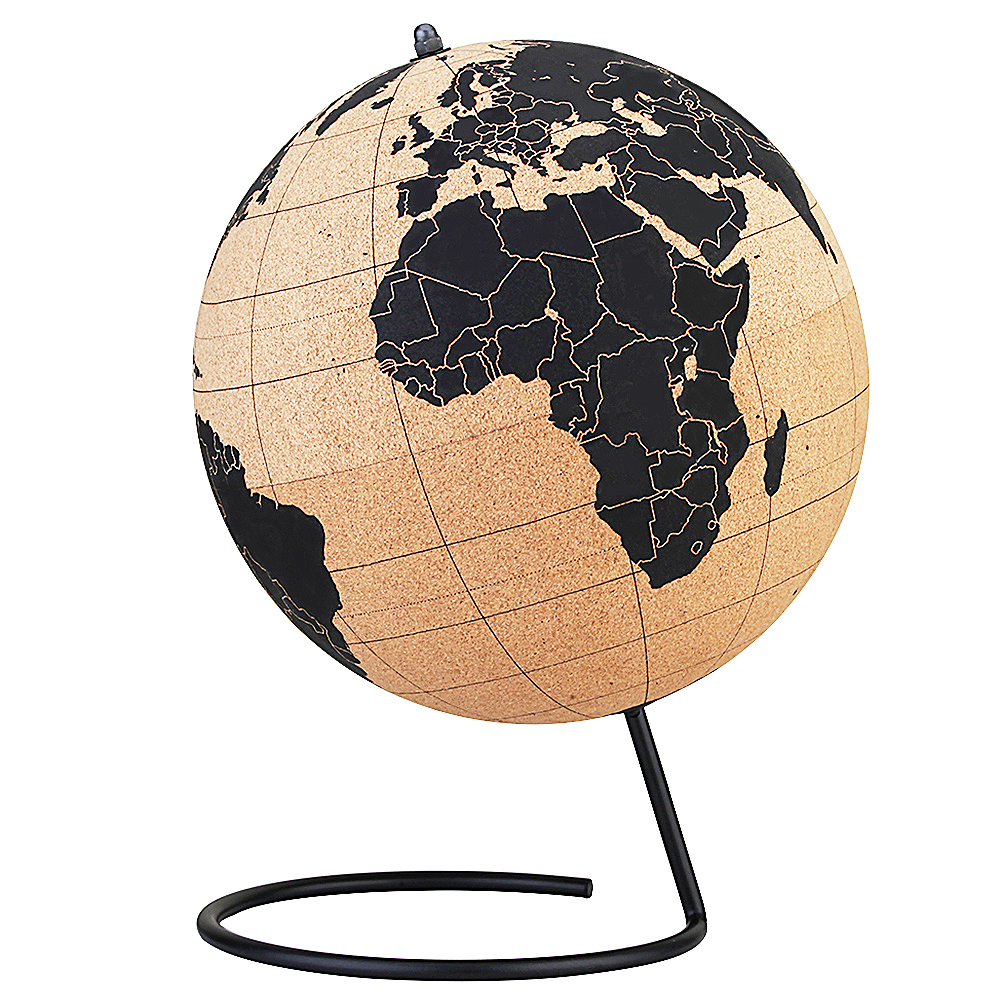 cork globe,globe cork, world globe